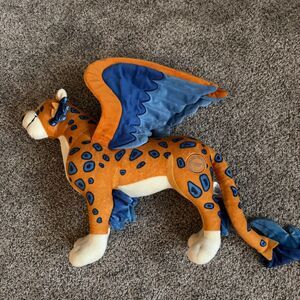Disney Store ELENA OF AVALOR Skyler Jaquin Plush 28" Winged Flying Jaguar Macaw